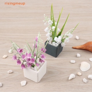 [risingmeup] โมเดลจําลอง Lily Of The Valley ขนาดมินิ สําหรับตกแต่งบ้านตุ๊กตา 1:12