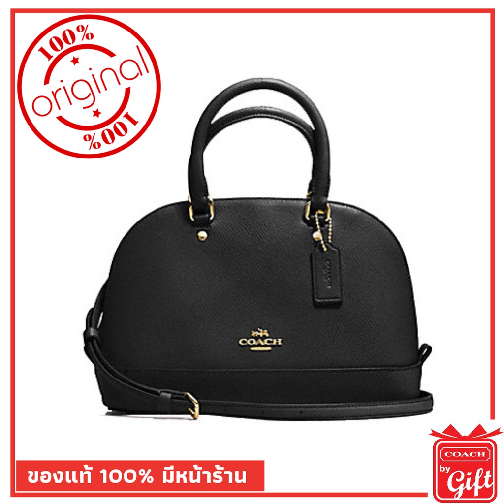 กระเป๋า Coach แท้ รุ่นF57555 10"(สีดำ) กระเป๋า Coach พร้อมส่ง การันตีของแท้ โดย Coach By Gift ไม่แท้