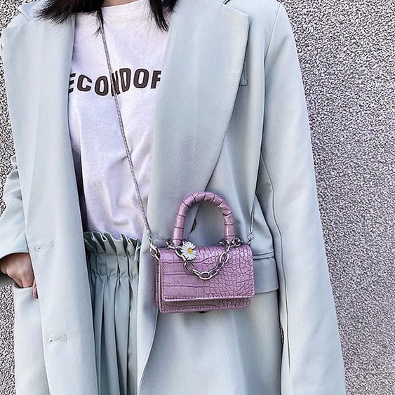 กระเป๋าไฮโซ. สะพายไหล่สำหรับสตรีทรง messengerสำหรับผู้หญิง - รูปที่ 3