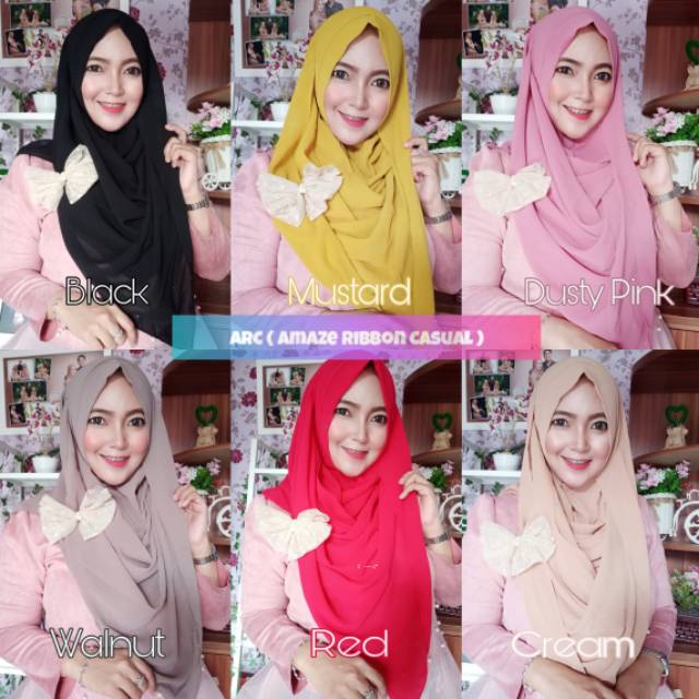 Arc ( amaze Ribbon Casual) // amaze Hijabers // Tiara Hijabers