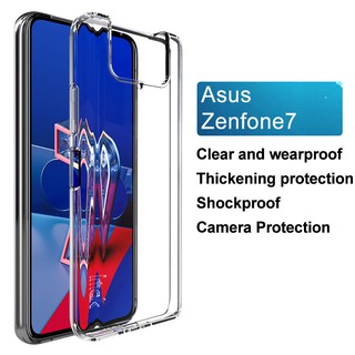 ปลอก Asus Zenfone 7 ZS670KS / Zenfone 7 Pro ZS671KS IMAK UX-5 ซีรี่ส์กรณีนุ่ม TPU โปร่งใสปกหลังกันกระแทกป้องกันการชนกัน