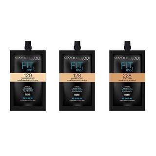 PBCOSMOSHOP Maybelline Fit Me Matte and Poreless Foundation เมย์เบลลีน รองพื้น ฟิตมี แมท+พอร์เลส ฟาวเดชั่น 5 ml.