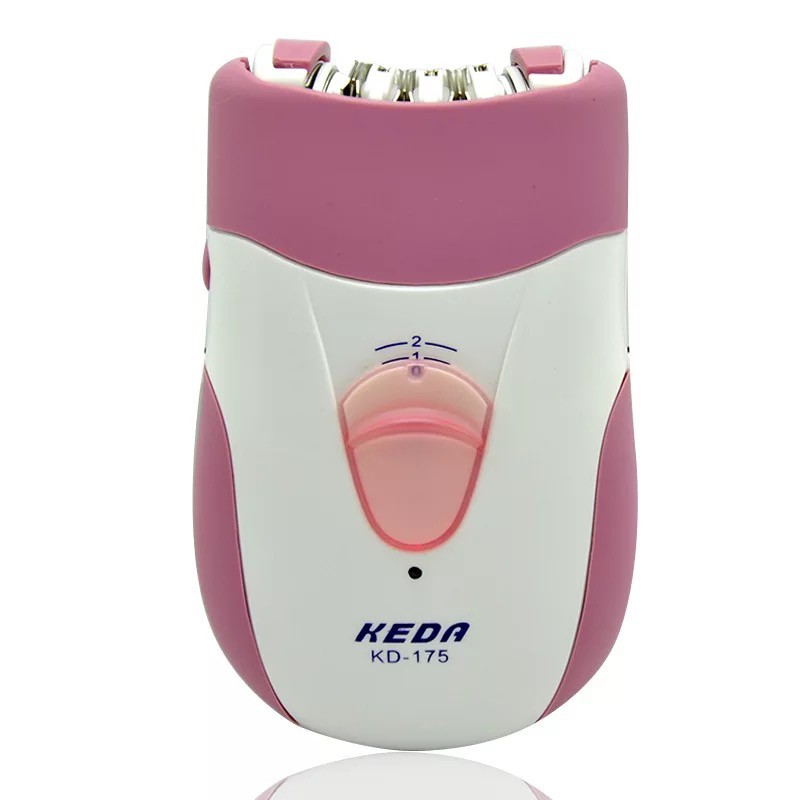 ส่งฟรี KERRY เครื่องถอนขน และ กำจัดขน โกนขนไฟฟ้าสีชมพู KEDA ไฟฟ้าระบบชาร์ต ของแท้100%