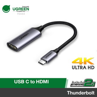 UGREEN 70444 USB C 3.1 ตัวแปลงสัญญาณ Type C to HDMI 4K Adapter Aluminum Case