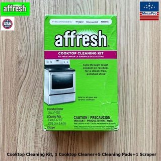 Affresh® Cooktop Cleaning Kit, 1 Cooktop Cleaner+5 Cleaning Pads+1 Scraper ชุดทำความสะอาดเตาแก๊สและเตาไฟฟ้า