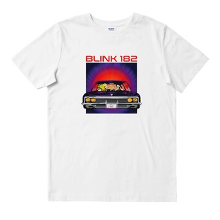 เสื้อยืดฤดูร้อนcalBlink 182 - CALIFORNIA สีขาว | เสื้อยืด พิมพ์ลายวงดนตรี | เพลงเมอร์ช | Unisex | เสื้อยืด พิมพ์ลายดนตรี