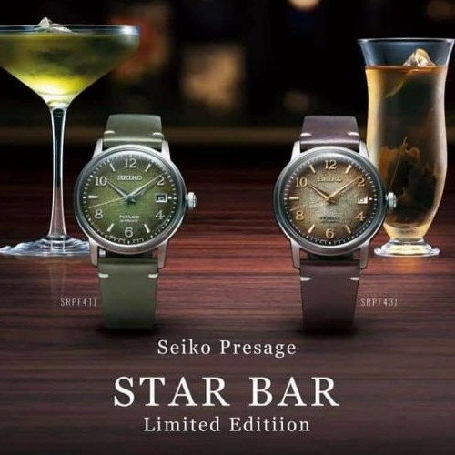 SEIKO Presage Cocktail Time Limited Edition รุ่น SRPF41J &amp; SRPF43J