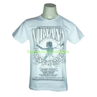 เสื้อวง Nirvana เสื้อไซส์ยุโรป เนอร์วานา PTA8170 เสื้อวินเทจ ลายอมตะ