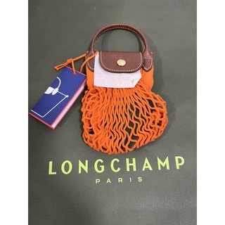 พร้อมส่ง Longchamp ตะข่าย xs สีส้ม