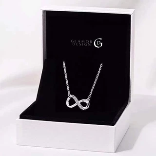 GLAMOR✨INFINITY SYMBOL "รักกันไม่มีวันสิ้นสุด" สร้อยคอเงินแท้ Silver925 + จี้เพชรสื่อความหมาย