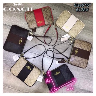 👛กระเป๋าตังค์ Coach 6" 🎉งานสวย✅❤️😍