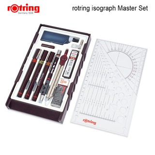 Rotring Master Isograph ชุดเครื่องมือปากกาหมึกเติม สําหรับวาดภาพ