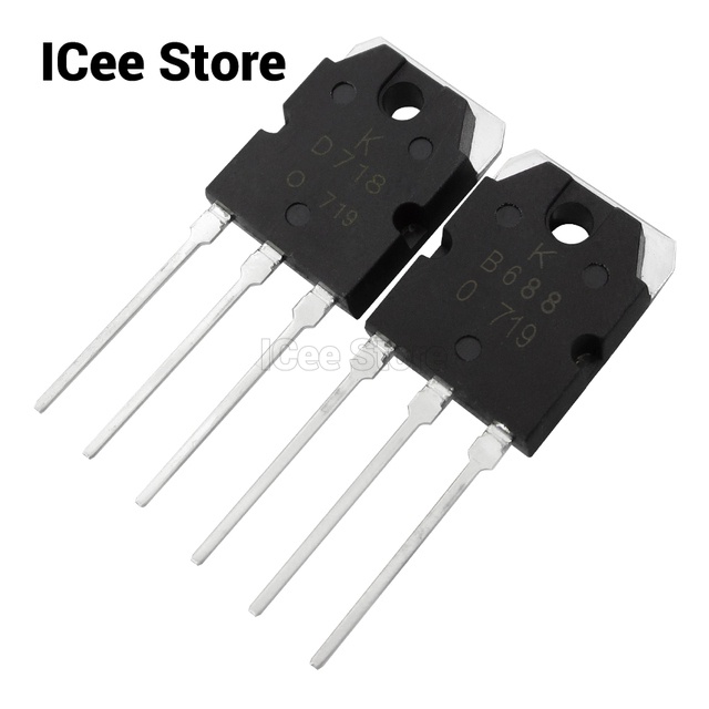 ทรานซิสเตอร์ 2SD718 2SB688 5 คู่ 5 ชิ้น