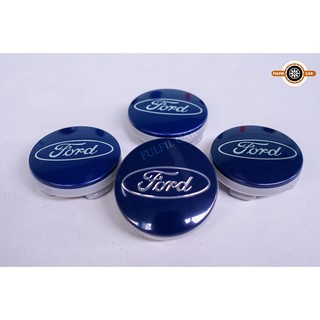 ฝาครอบดุมล้อ Ford 54MM ฟอร์ดสีน้ำเงิน