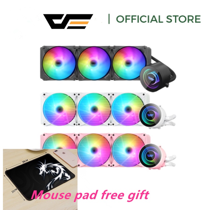 Darkflash DX360 PC cooler CPU water Cooling Liquid with 12mm RGB AIGO Processor Heatsink Gen12 i5 i7