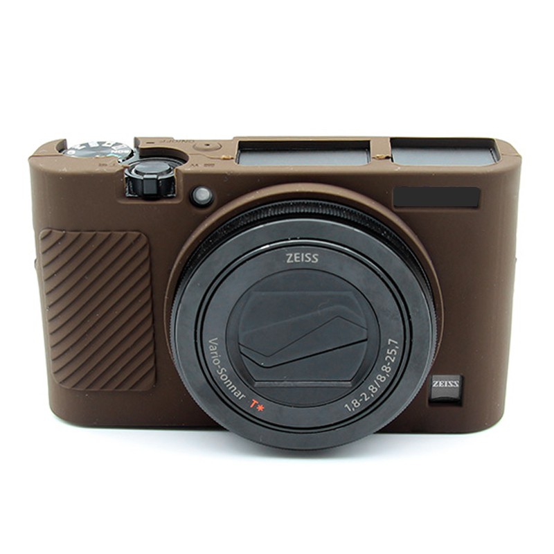 ซิลิโคนอ่อนนุ่มป้องกันกล้องกรณียางฝาครอบกระเป๋าผิวสําหรับ Sony RX100 III IV V M3 M4 M5 M6 M7