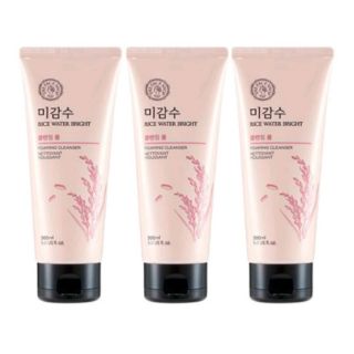 พร้อมส่ง  ❤The face shop โฟมล้างหน้าน้ำนมข้าวออแกนิค,Rice Water Bright ขนาดใหญ่ 150 ml