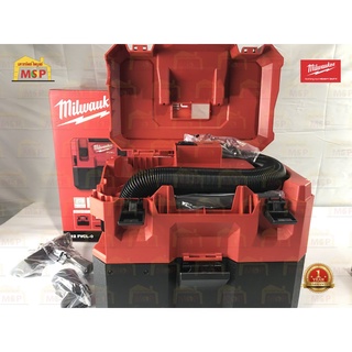 Milwaukee เครื่องดูดฝุ่น แบบเปียก/แห้ง ไร้สาย 12V (เครื่องเปล่า) M12 FVCL-0