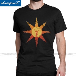 เสื้อยืดแขนสั้น คอกลม ผ้าฝ้ายแท้ พิมพ์ลาย Praise The Sun สําหรับผู้ชายSize S-5XL