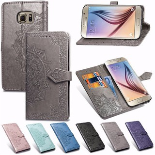 เคสโทรศัพท์มือถือหนัง Pu สําหรับ Samsung Galaxy S 6 S 7 Edge S 8 S 9 Plus S8 + S 10 S 10 Plus