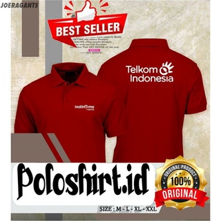 เสื้อโปโล แขนสั้น ลาย Indihome Telkom สไตล์อินโดนีเซีย