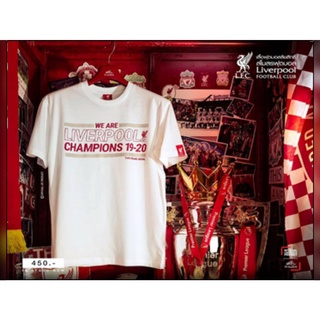 เสื้อบอล เสื้อยืด ลิเวอร์พูล ชุดบอล liverpool ใหม่ล่าสุด เสื้อยืดใส่สบาย ราคาถูก รุ่นฉลองแชมป์