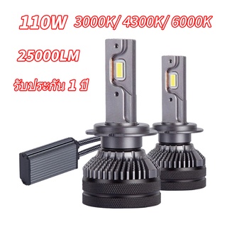 K5C 110W H7 H4 หลอดไฟ Led ไฟหน้ารถยนต์ H11 Hb3 9005 Hb4 9006 9012 D2H D2S D2R D4S D4R Canbus 2ชิ้น