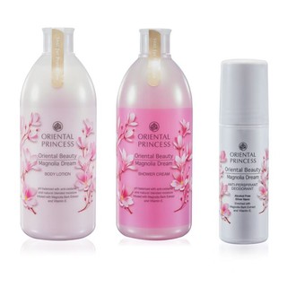 โลชั่น/ครีมอาบน้ำ/โรลออนกลิ่นดอกแมคโนเลีย Oriental Beauty Magnolia Dream Body Lotion/Shower/Anti- Perspirant / Deodorant