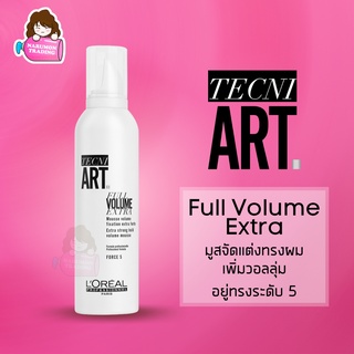 LOREAL Tecni Art Full Volume Extra Extra strong hold volume mousse (Force 5) 250ml