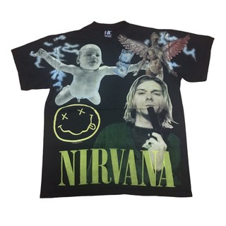 เสื้อยืดวินเทจ Ovp Nirvana 90’ Size L / XL