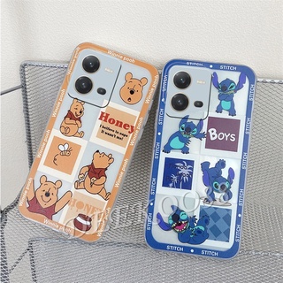 ใหม่ เคสโทรศัพท์มือถือ VIVO Y35 Y22 Y22S Y16 Y02S V25 5G V25e 4G 2022 New Smartphone Casing TPU Softcase Lovely Cute Cartoon Bears Phone Cell Case Protection Camera Back Cover VIVOY16 VIVOY35 VIVOV25