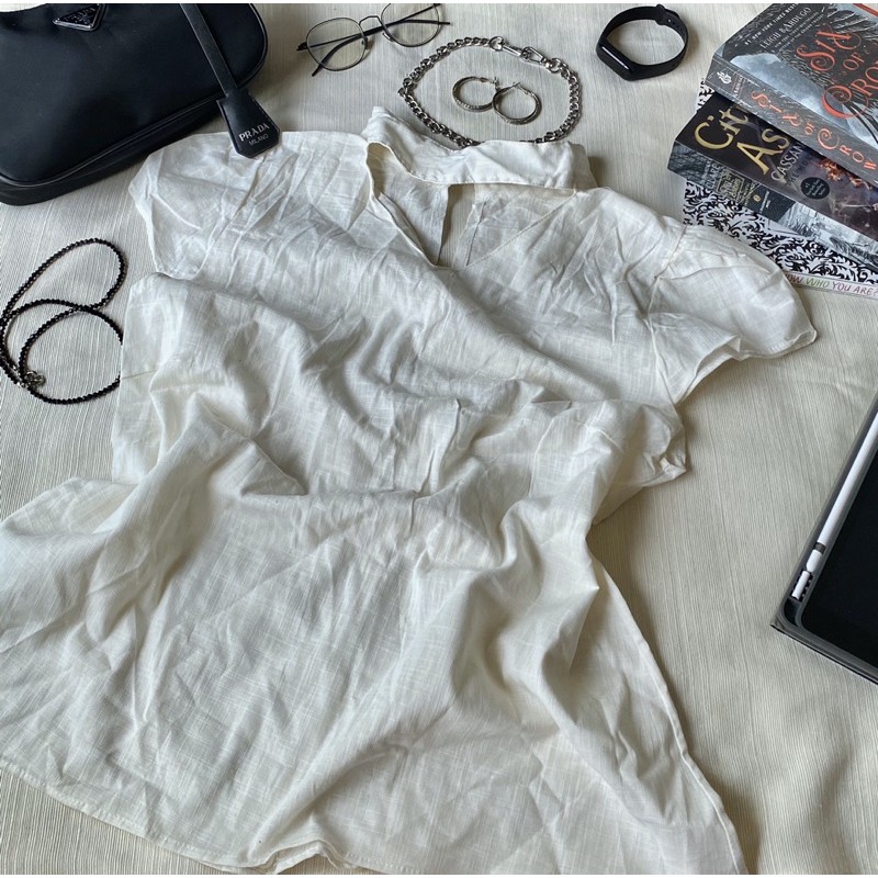 Top for women dirty white color