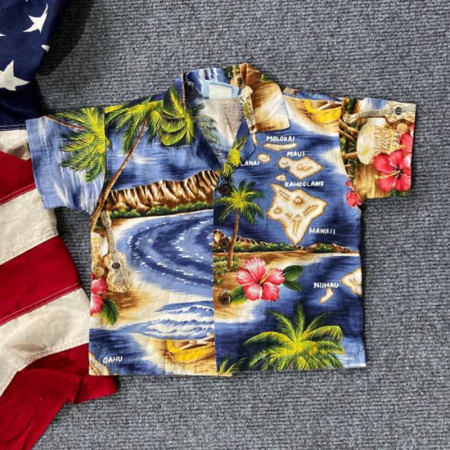 เสื้อฮาวายเด็ก RJC Hawaii Made in USA ของแท้