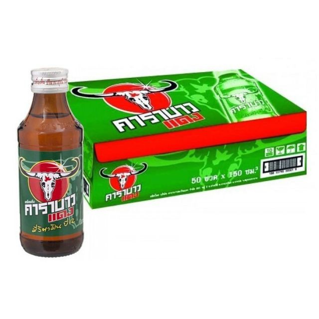 Carabao คาราบาวแดง เครื่องดื่มชูกำลัง 150ml/ขวด ลังละ50ขวด ยกลัง 50ขวด