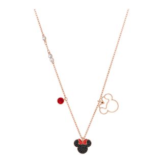 SWAROVSKI - MINNIE PENDANT, MULTI-COLORED, ROSE-GOLD TONE PLATED