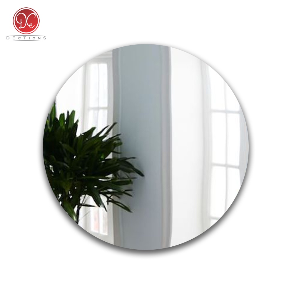 DEcTionS Aesthetic Round Mirror Frameless Wall Mirror
