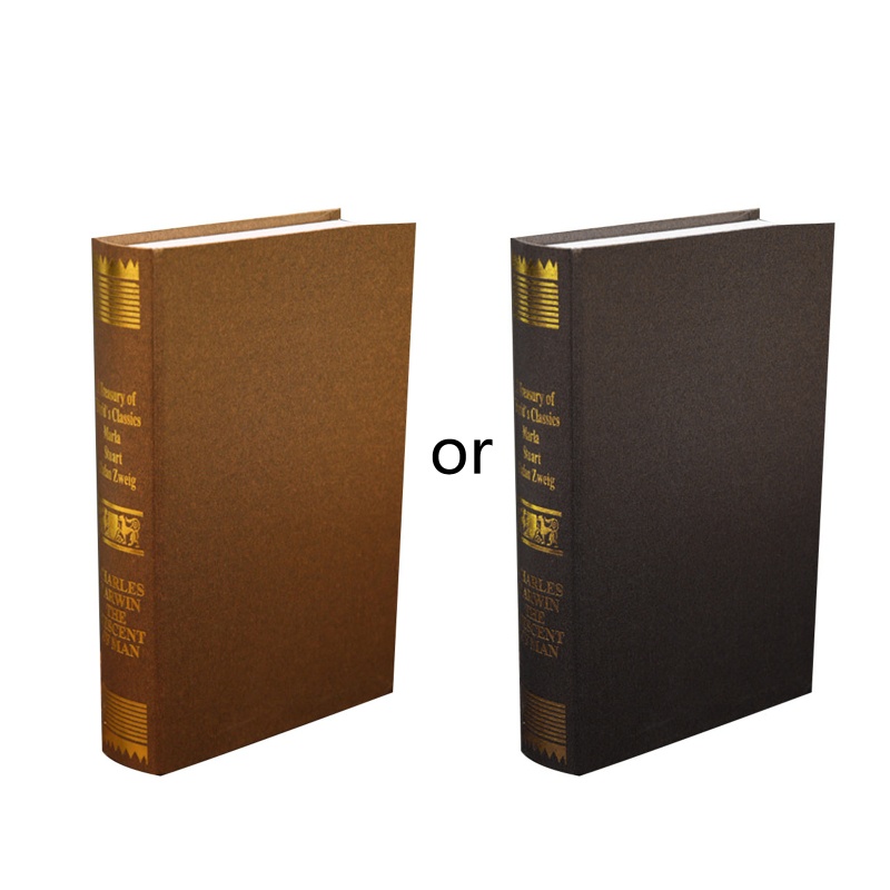 Livi กล่องหนังสือปลอม สไตล์ยุโรปย้อนยุค โบราณ สําหรับตกแต่งสมุดโน้ต - รูปที่ 6