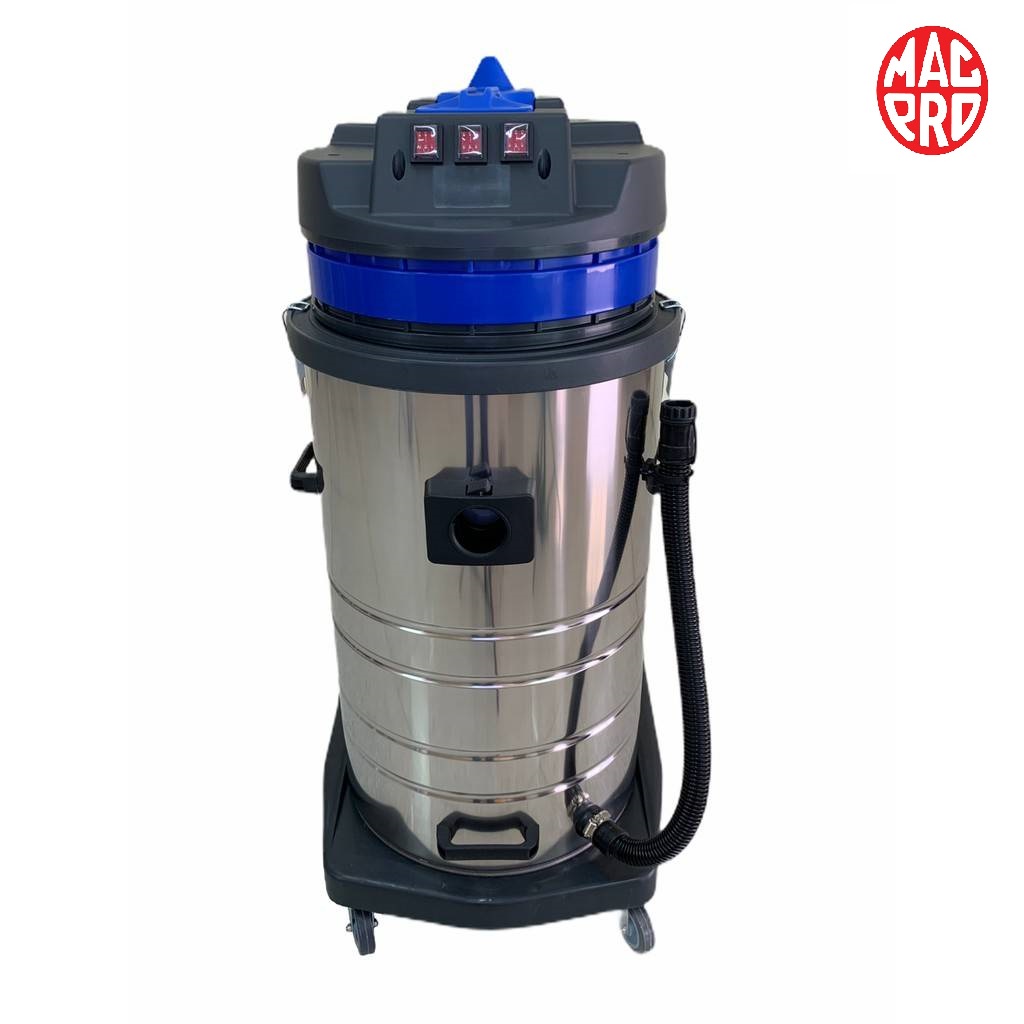 เครื่องดูดฝุ่นดูดน้ำถังสแตนเลส 80 ลิตร 3 มอเตอร์ 3000 วัตต์ รุ่น BF585-3 – โปรปัง