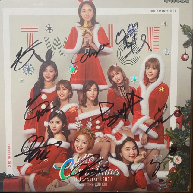 Twice Lane1 Christmas Edition Signed Album Onechaaa Thaipick