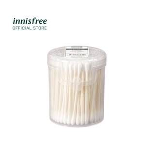 innisfree Premium Cotton Swabs 150 pieces  อินนิสฟรี ก้านสำลีทำความสะอาด ถูกสุขอนามัย 100% 150 ชิ้น