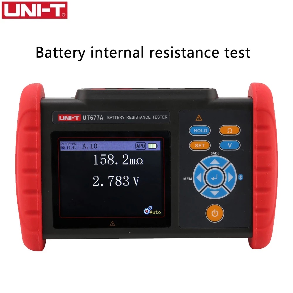 UNI-T UT677A แบตเตอรี่การทดสอบความต้านทานภายใน True สี่สาย AC ความต้านทานภายใน แรงดันไฟฟ้าแบตเตอรี่ล