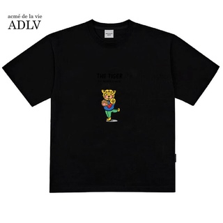 6528 av เสื้อยืดแฟชั่น ลายเสือ adlv สําหรับผู้ชาย ผู้หญิง