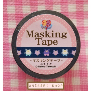 Sailor Moon 25th Anniversary Masking Tape เทปตกแต่งจากญี่ปุ่น ลายรวมแมวเซเลอร์ ขนาด 1.5 ซม. ยาว 10 ม.