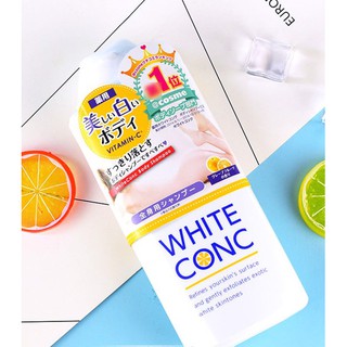 (พร้อมส่ง) WHITE CONC BODY SHAMPOO สบู่เหลว ไวท์คอง