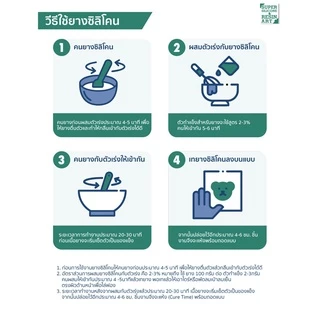 รุ่นยอดนิยม ยางซิลิโคนหล่อแบบ S815M 5kg (รวมตัวเร่ง) เกรดแข็ง M-Series แม่พิมพ์ทน ทำงานหลากหลายขนาด