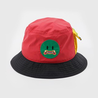 Mahanakhon Lifestyle Tossakan Bucket Hat-Red หมวกทรงบักเก็ต ลายทศกัณฐ์ สีแดง ไลฟ์สไตล์ มหานคร