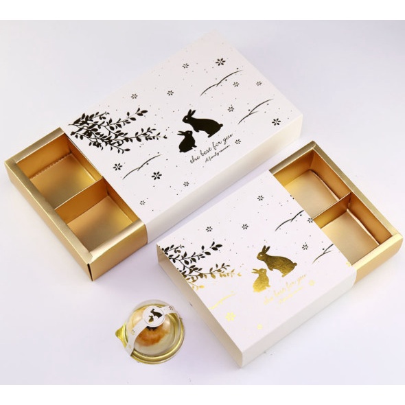 กล่องขนม4ช่อง 6 ช่อง ขนมไหว้พระจันทร์ กล่องของขวัญ(MOON36)