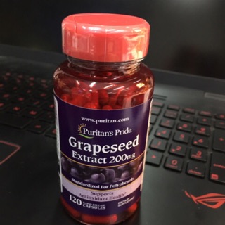 เกร็ฟซีด Grapeseed สกัด 200mg 120 เม็ด