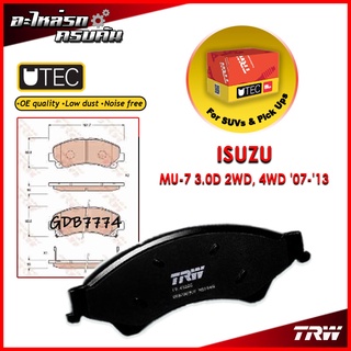 TRW ผ้าเบรคหน้า ISUZU MU-7 3.0D 4WD 07-13 (GDB7774)