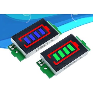 วัดความจุแบตเตอรี่ 1S - 8S V2 Lithium Battery Capacity Indicator Module Display Li-po Li-ion 18650 DIY